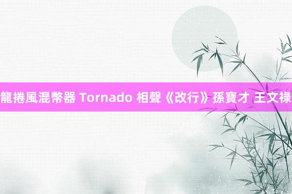 龍捲風混幣器 Tornado 相聲《改行》孫寶才 王文祿